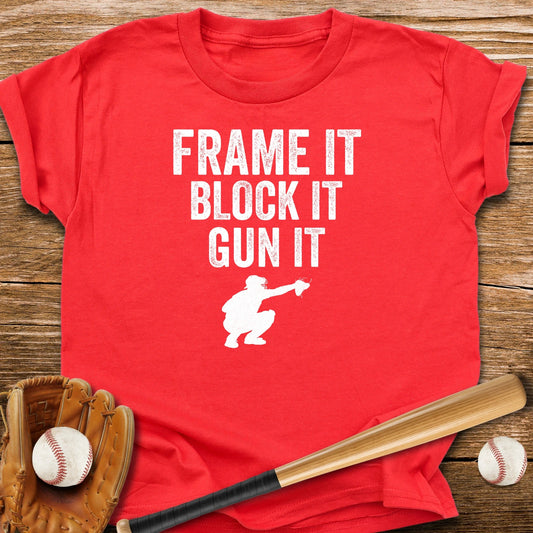 Baseball Catcher Youth Tee - HomeRun PrintsKids clothes