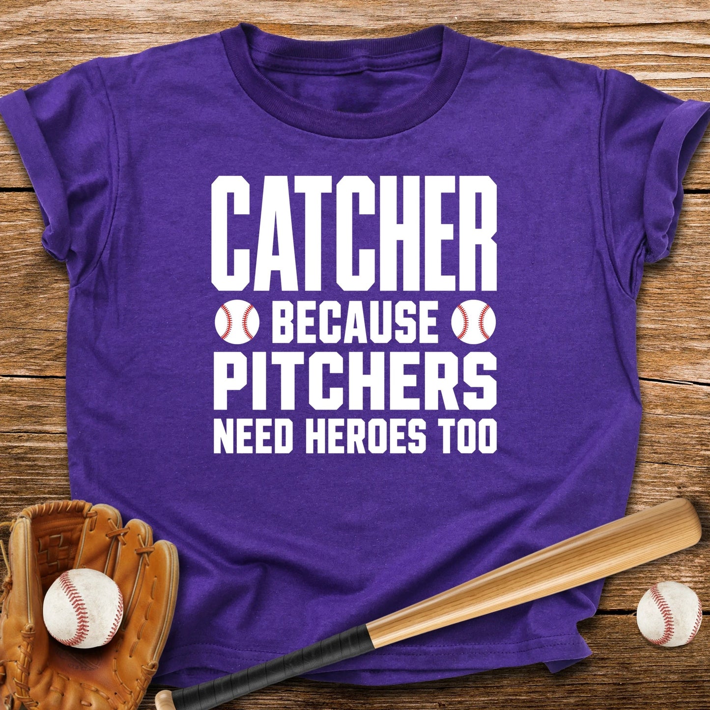 Baseball Catcher Youth Tee - HomeRun PrintsKids clothes