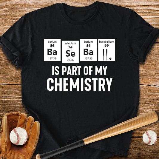 Baseball Chemistry Periodic Table - HomeRun PrintsT-Shirt