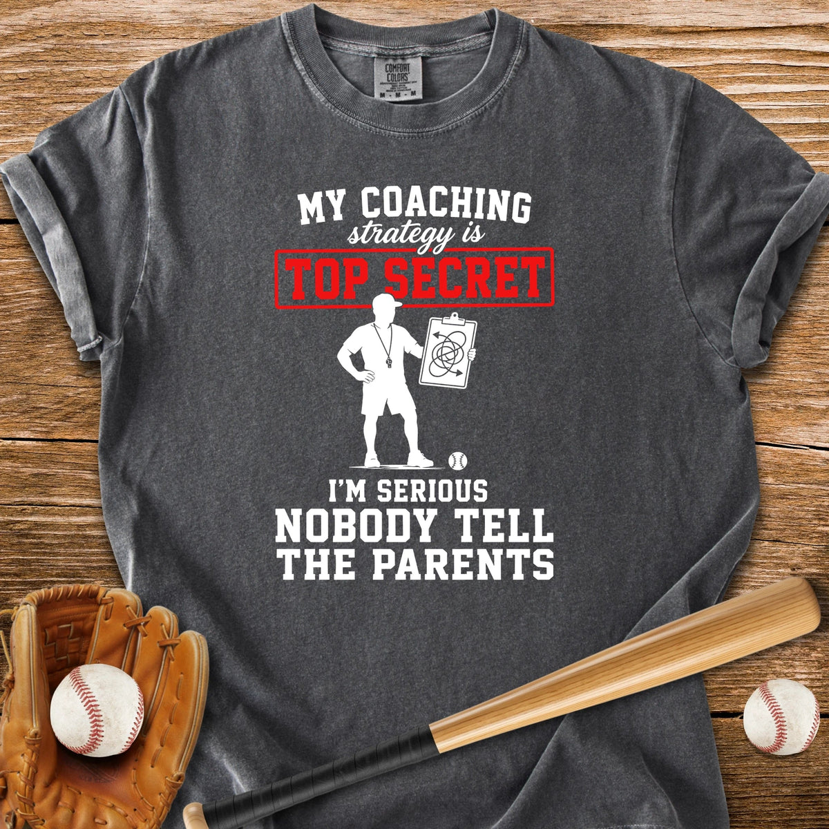 Baseball Coach - HomeRun PrintsComfort Colors