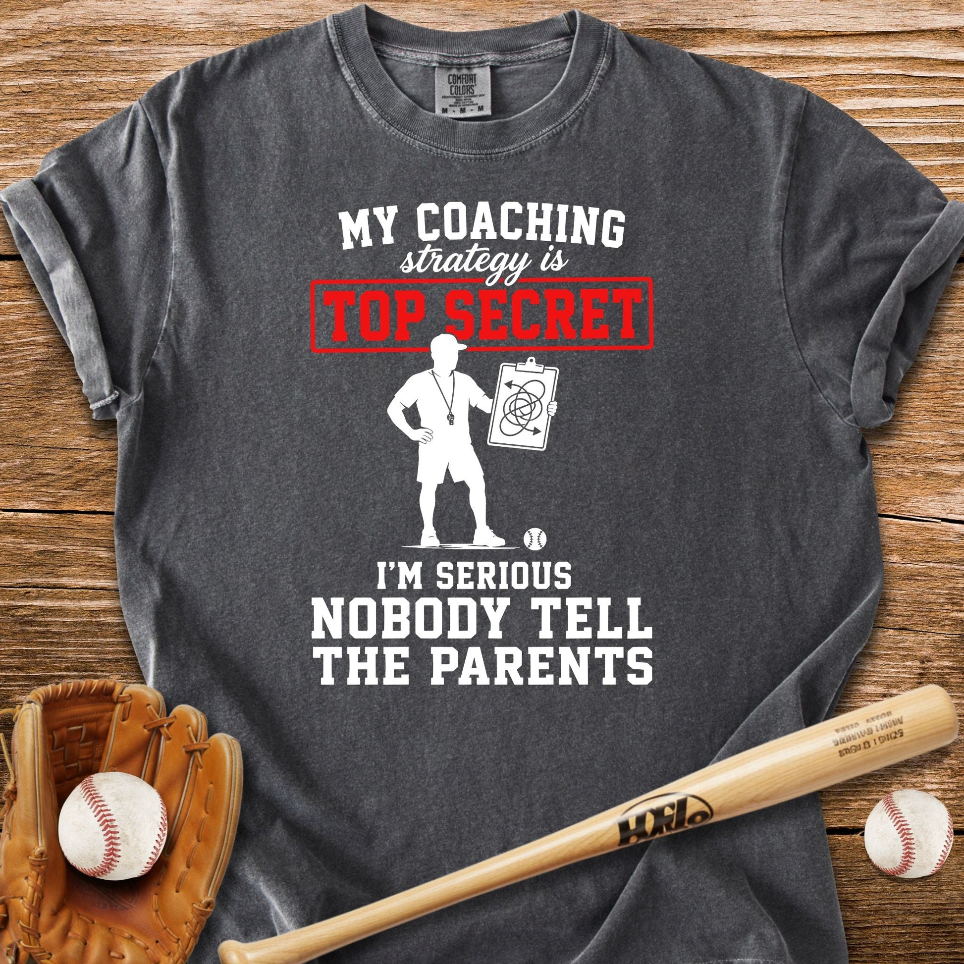 Baseball Coach T-Shirt - HomeRun PrintsComfort Colors
