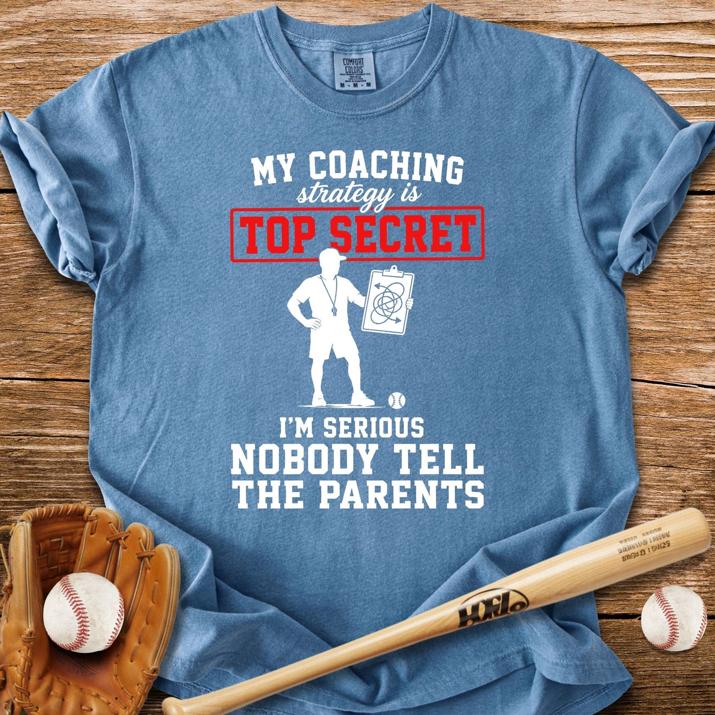 Baseball Coach T-Shirt - HomeRun PrintsComfort Colors