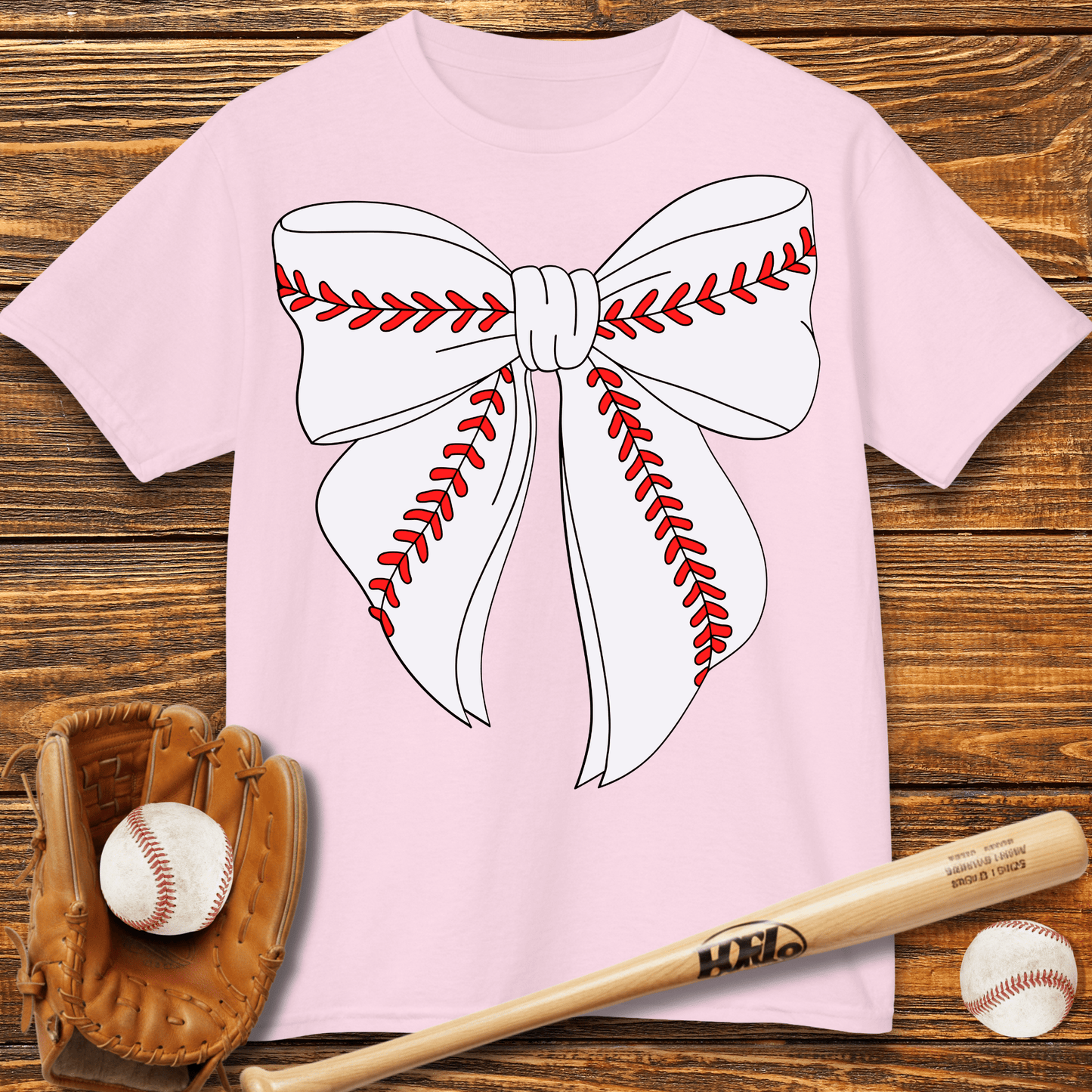 Baseball Coquette Kids T-Shirt - HomeRun PrintsKids clothes