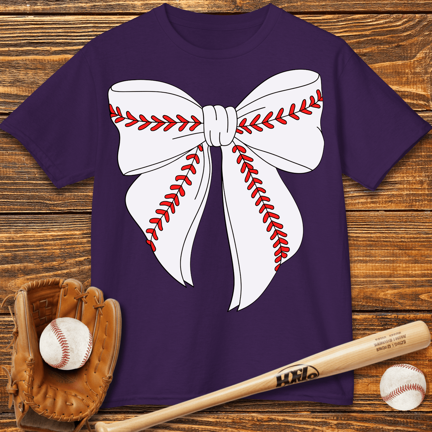 Baseball Coquette Kids T-Shirt - HomeRun PrintsKids clothes