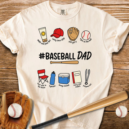 Baseball Dad Sticker Kit - HomeRun PrintsComfort Colors