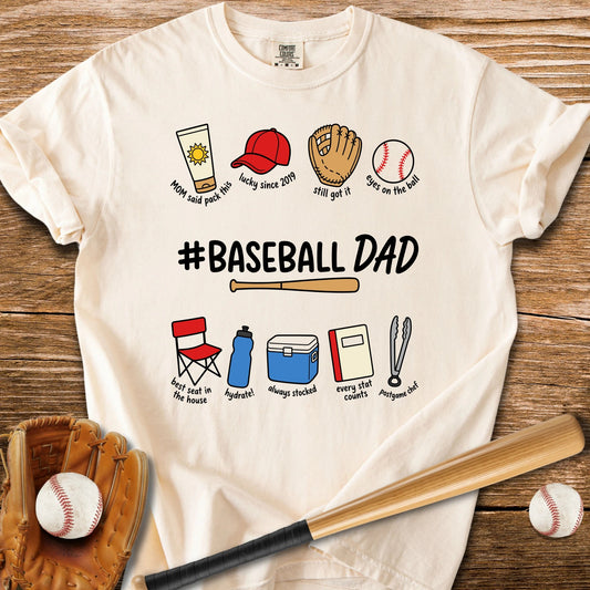 Baseball Dad Sticker Kit - HomeRun PrintsComfort Colors