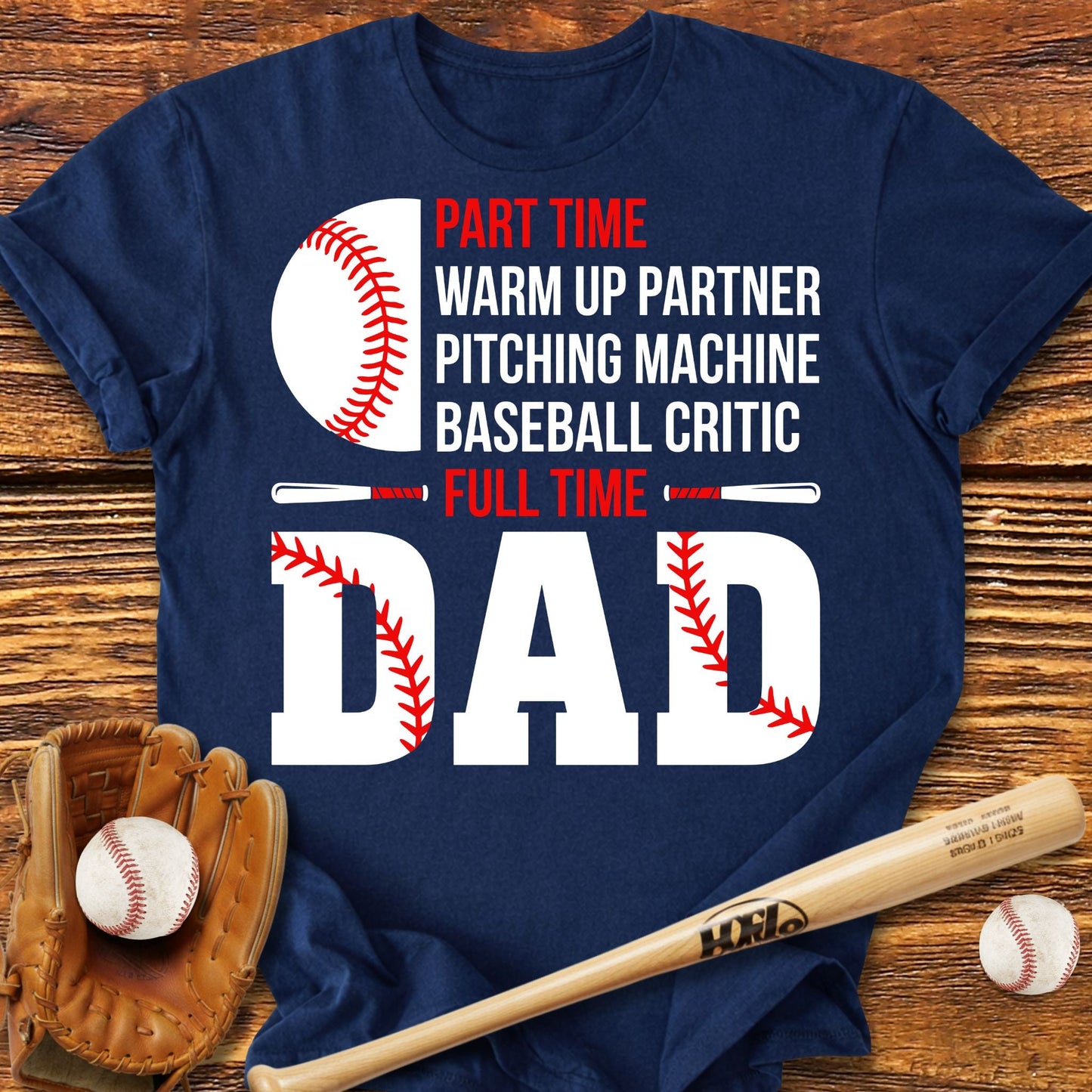 Baseball Dad T-shirt - HomeRun PrintsT-Shirt