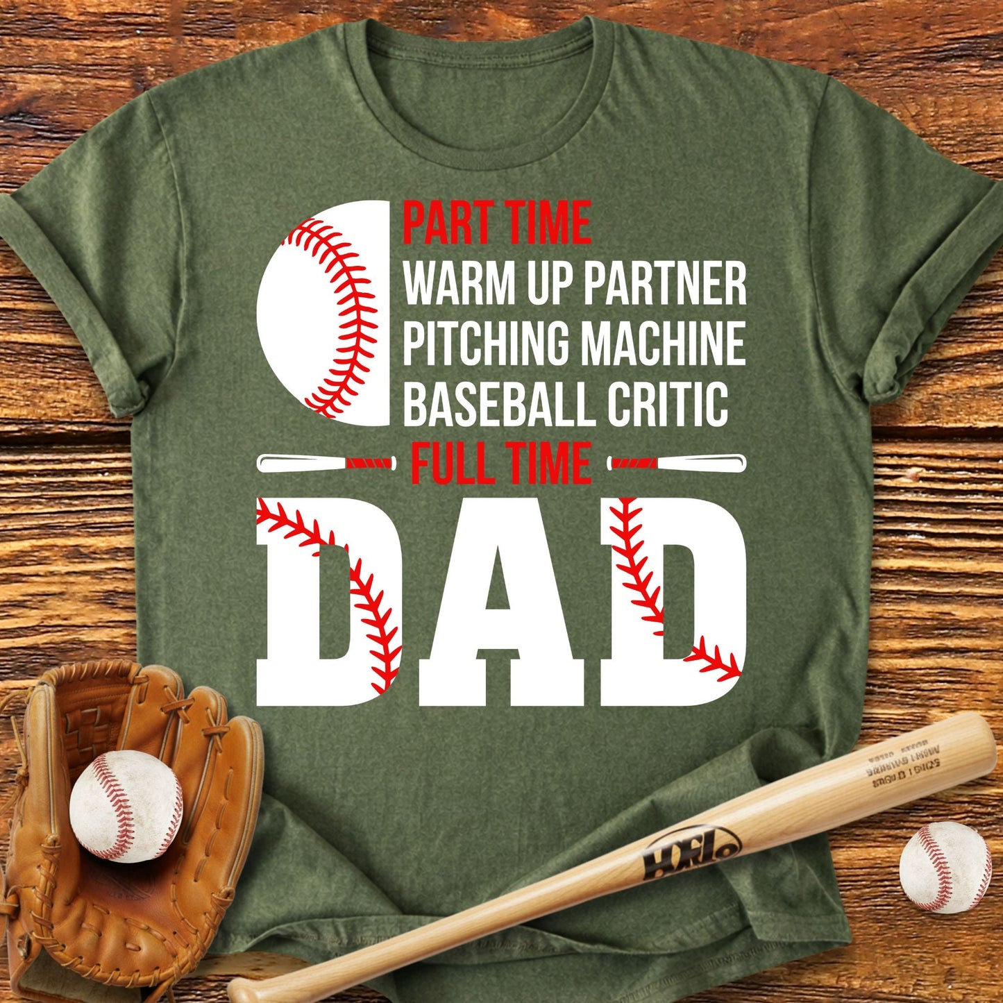 Baseball Dad T-shirt - HomeRun PrintsT-Shirt