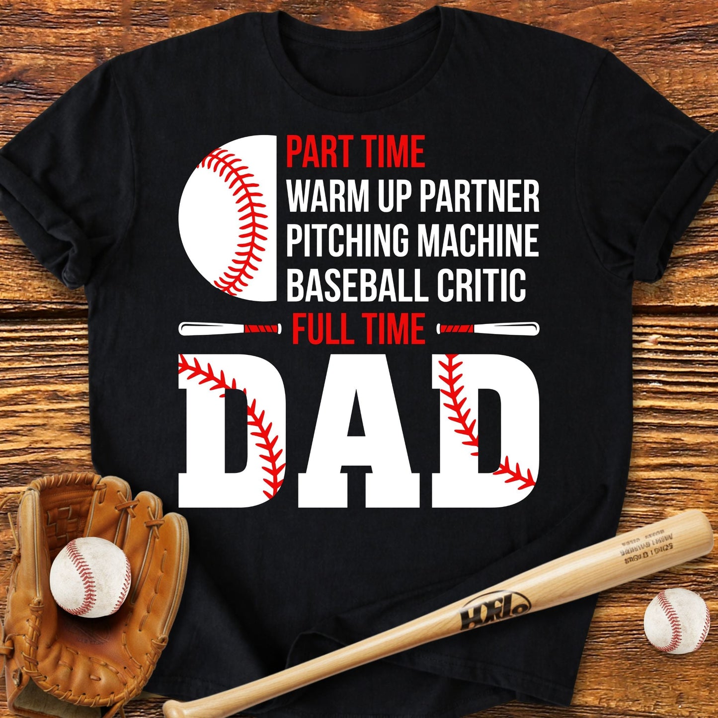 Baseball Dad T-shirt - HomeRun PrintsT-Shirt