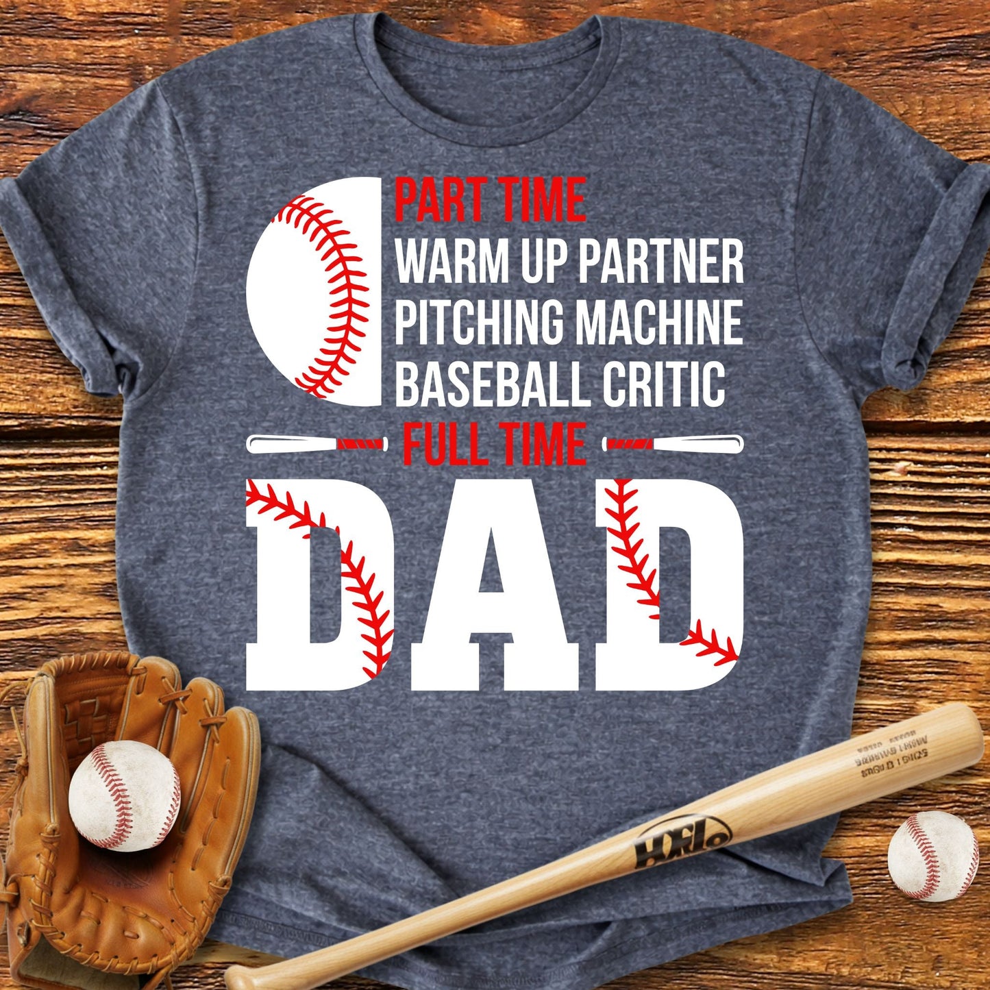 Baseball Dad T-shirt - HomeRun PrintsT-Shirt