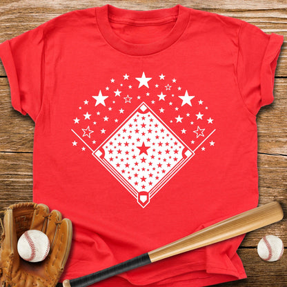 Baseball Diamond Stars Youth Tee - HomeRun PrintsKids clothes