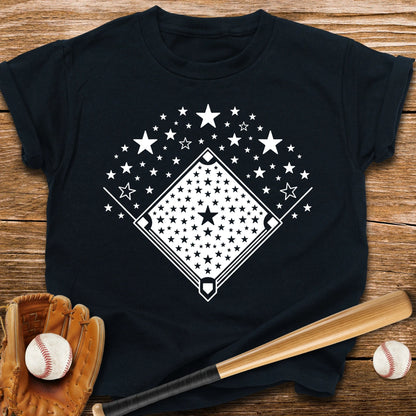 Baseball Diamond Stars Youth Tee - HomeRun PrintsKids clothes