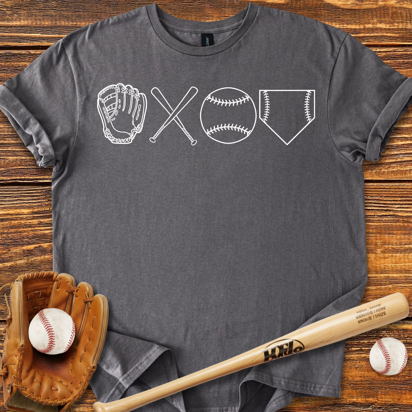 Baseball Doddle T-shirt - HomeRun PrintsT-Shirt