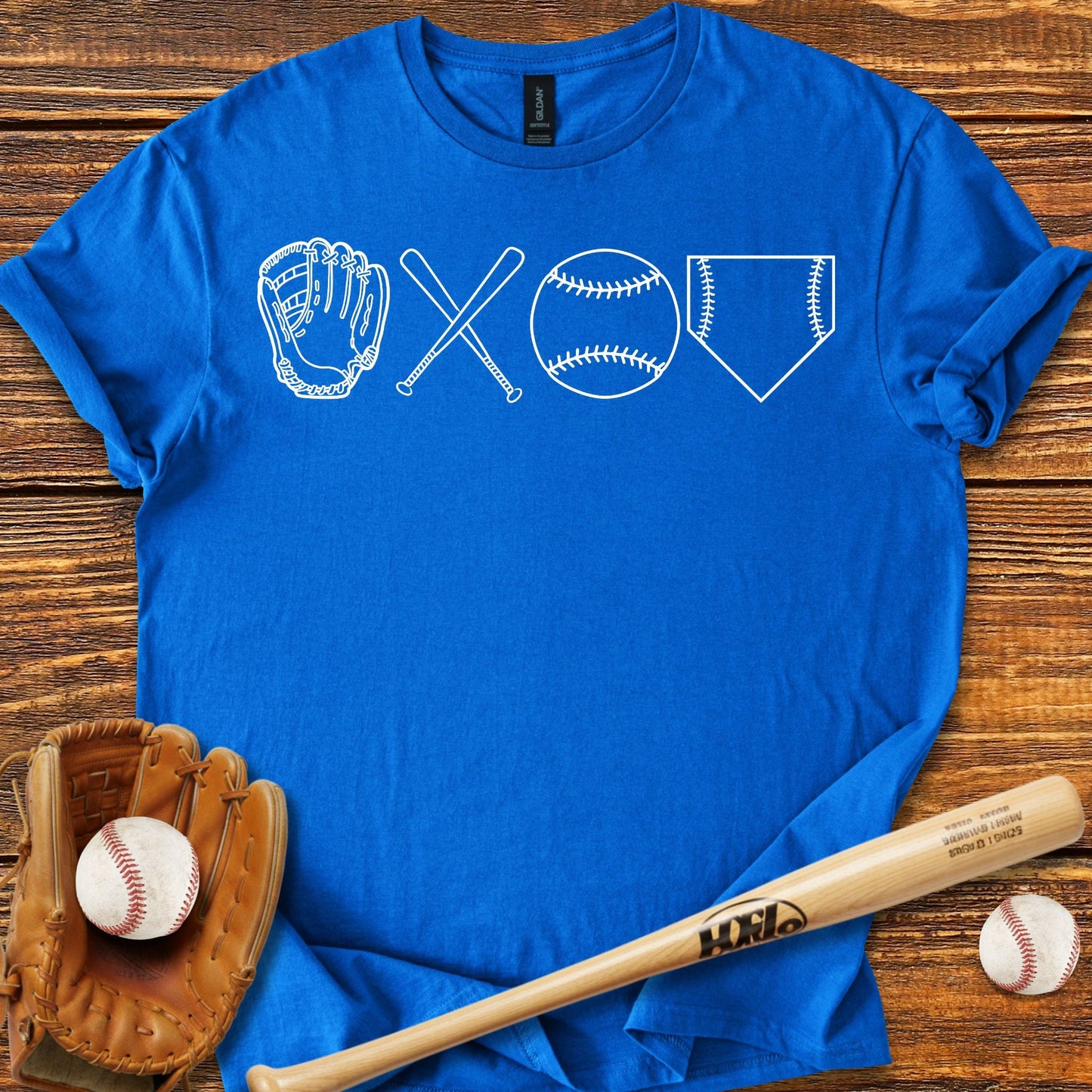 Baseball Doddle T-shirt - HomeRun PrintsT-Shirt