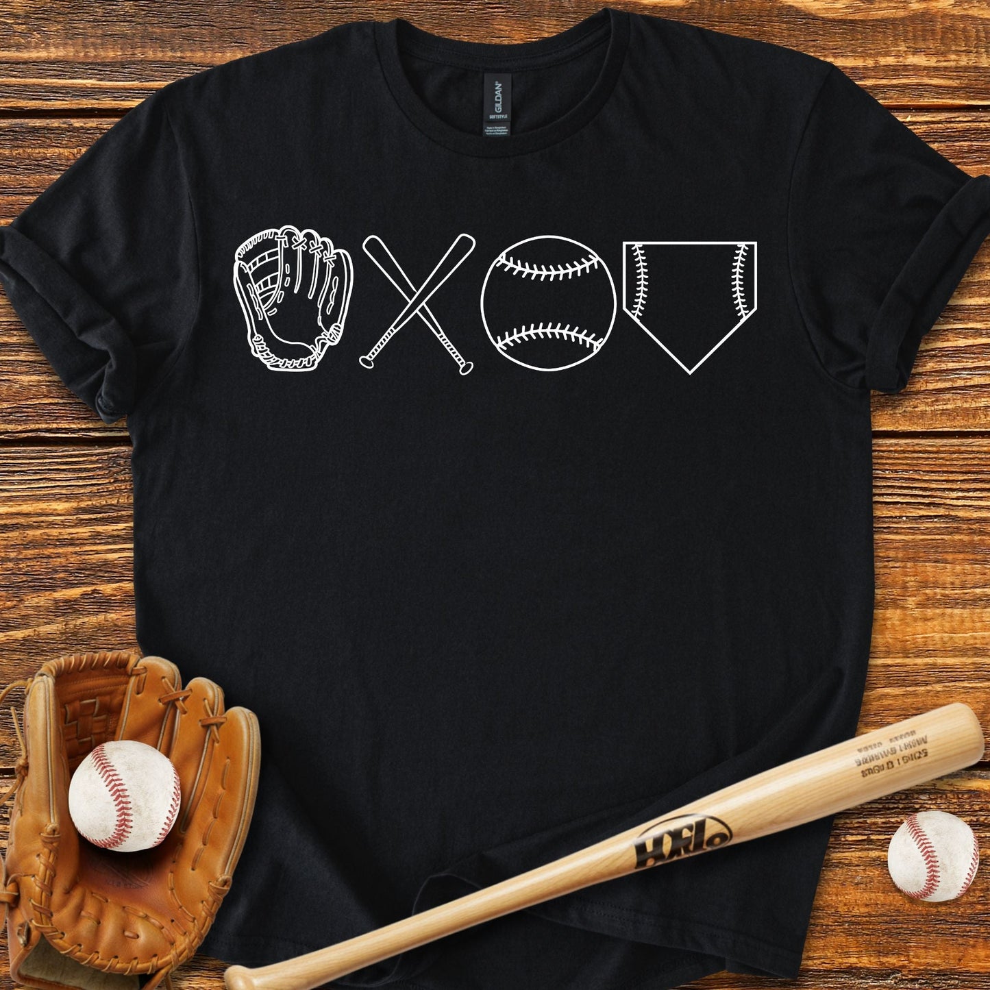 Baseball Doddle T-shirt - HomeRun PrintsT-Shirt