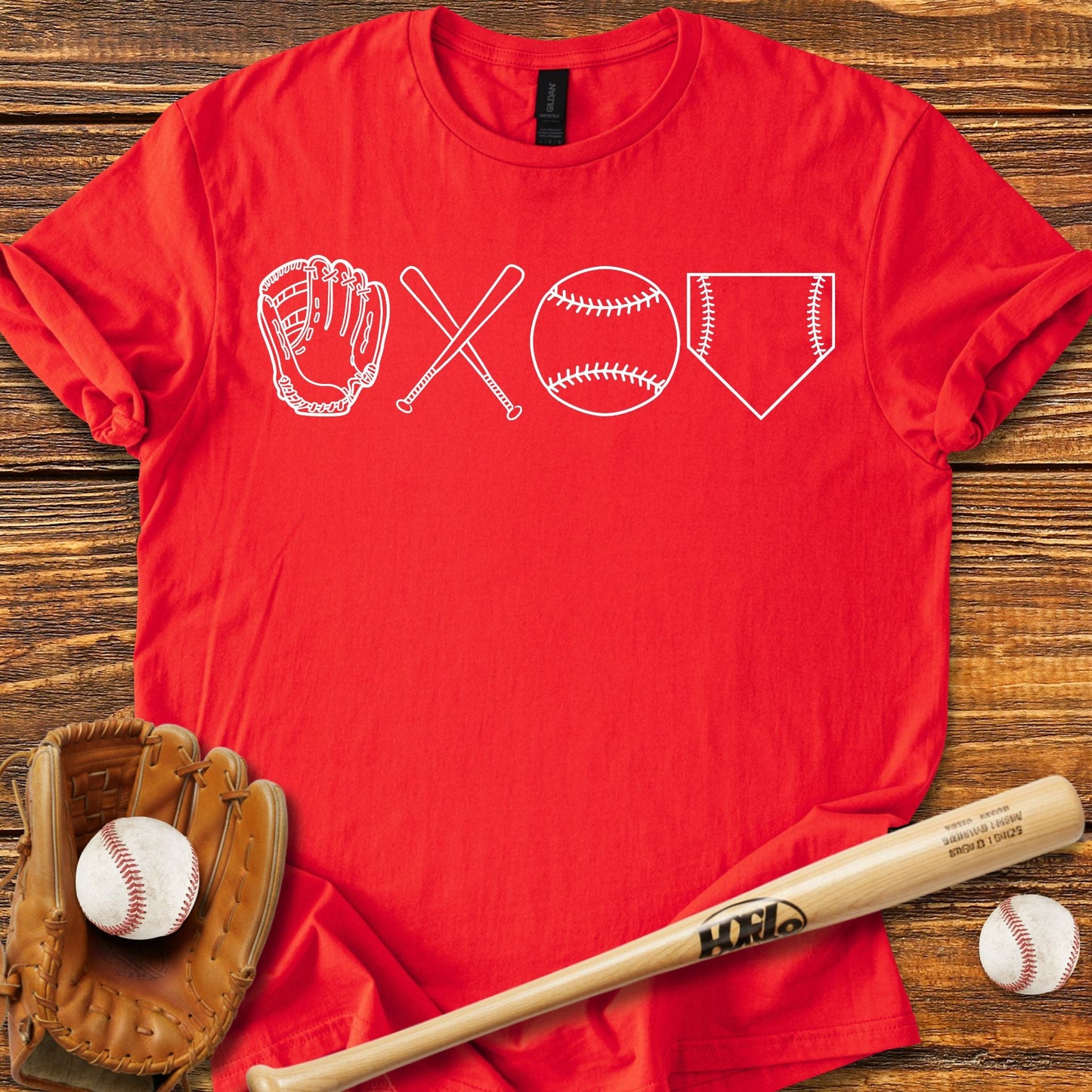Baseball Doddle T-shirt - HomeRun PrintsT-Shirt