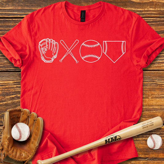 Baseball Doddle T-shirt - HomeRun PrintsT-Shirt