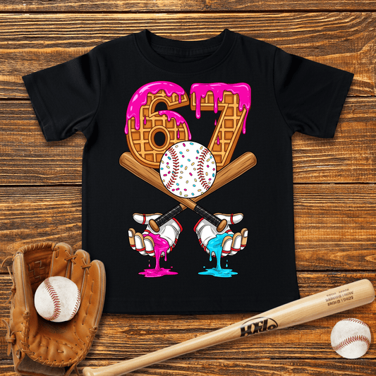 Baseball Drip 67 Infant Baby T-Shirt - HomeRun PrintsBaby T-Shirt