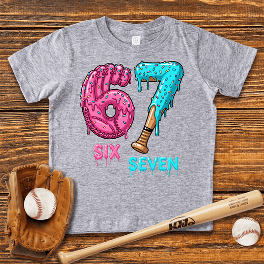 Baseball Drip 67 Infant Baby T-Shirt - HomeRun PrintsBaby T-Shirt