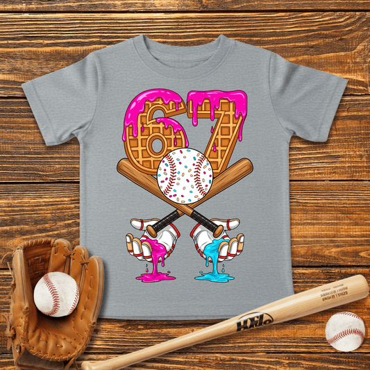 Baseball Drip 67 Infant Baby T-Shirt - HomeRun PrintsBaby T-Shirt
