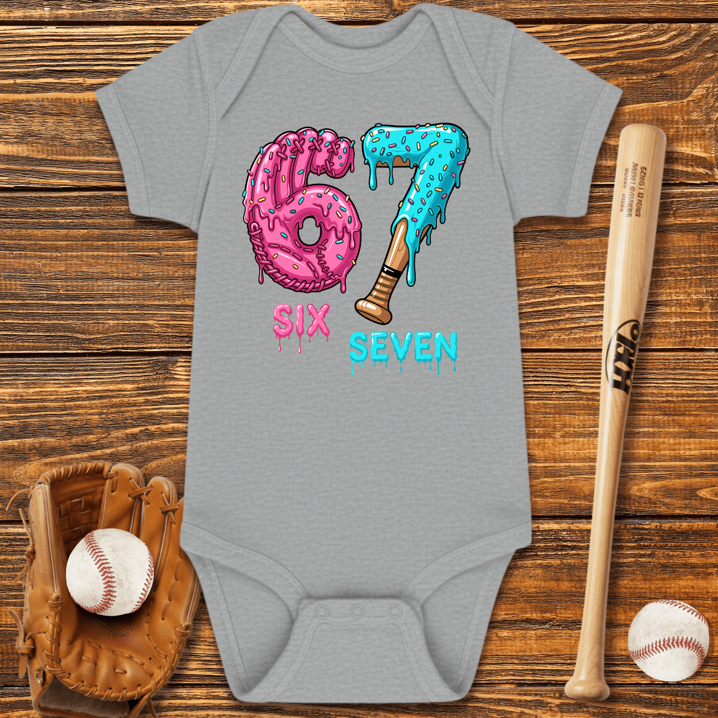Baseball Drip 67 Infant Bodysuit - HomeRun PrintsInfant Bodysuit