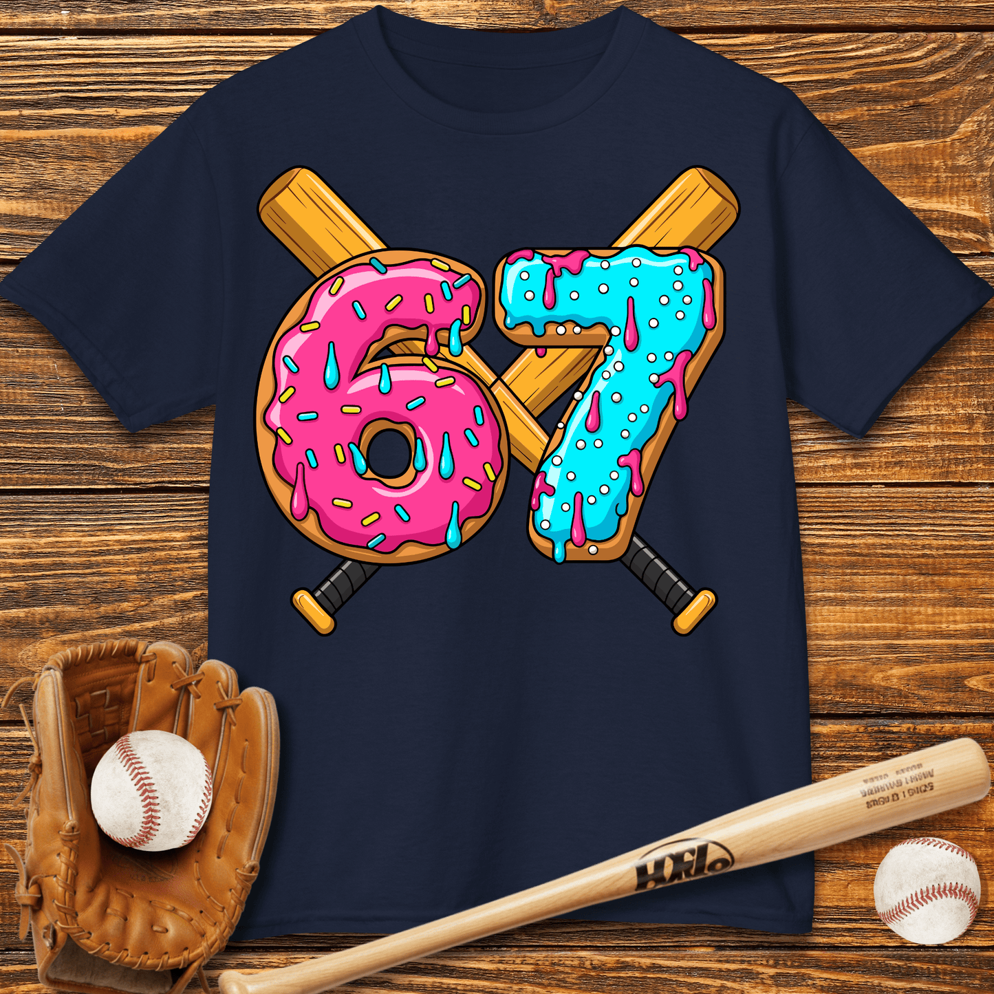 Baseball Drip 67 Kids T-Shirt - HomeRun PrintsKids clothes