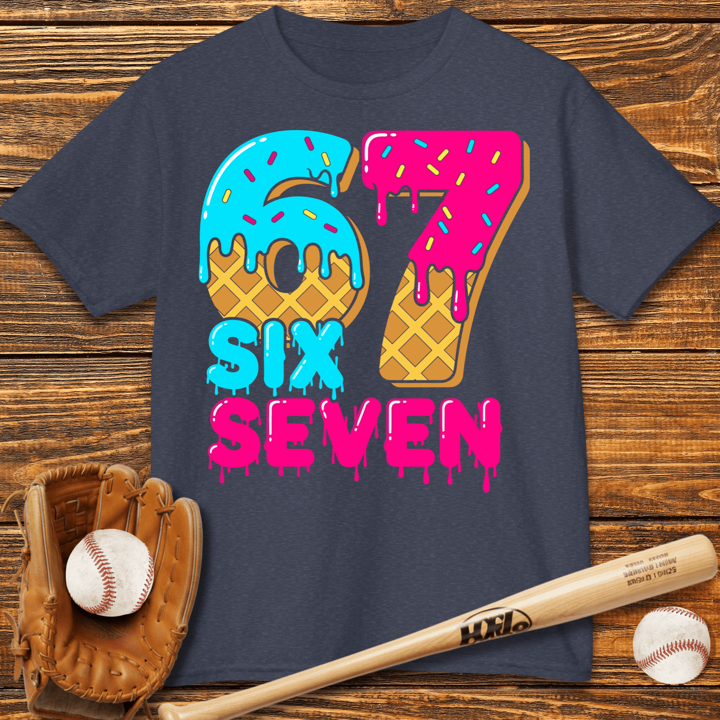 Baseball Drip 67 Kids T-Shirt - HomeRun PrintsKids clothes