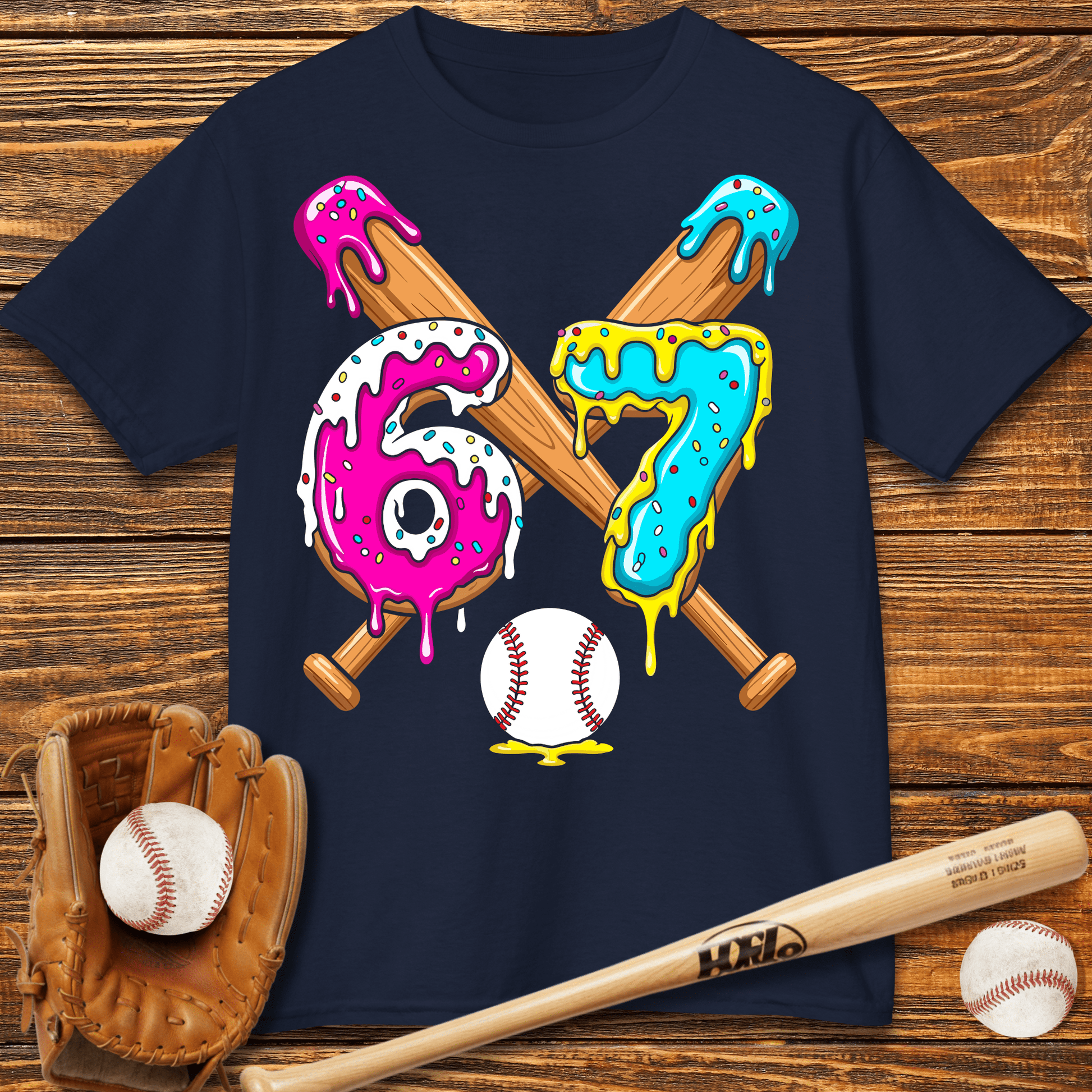 Baseball Drip 67 Kids T-Shirt - HomeRun PrintsKids clothes