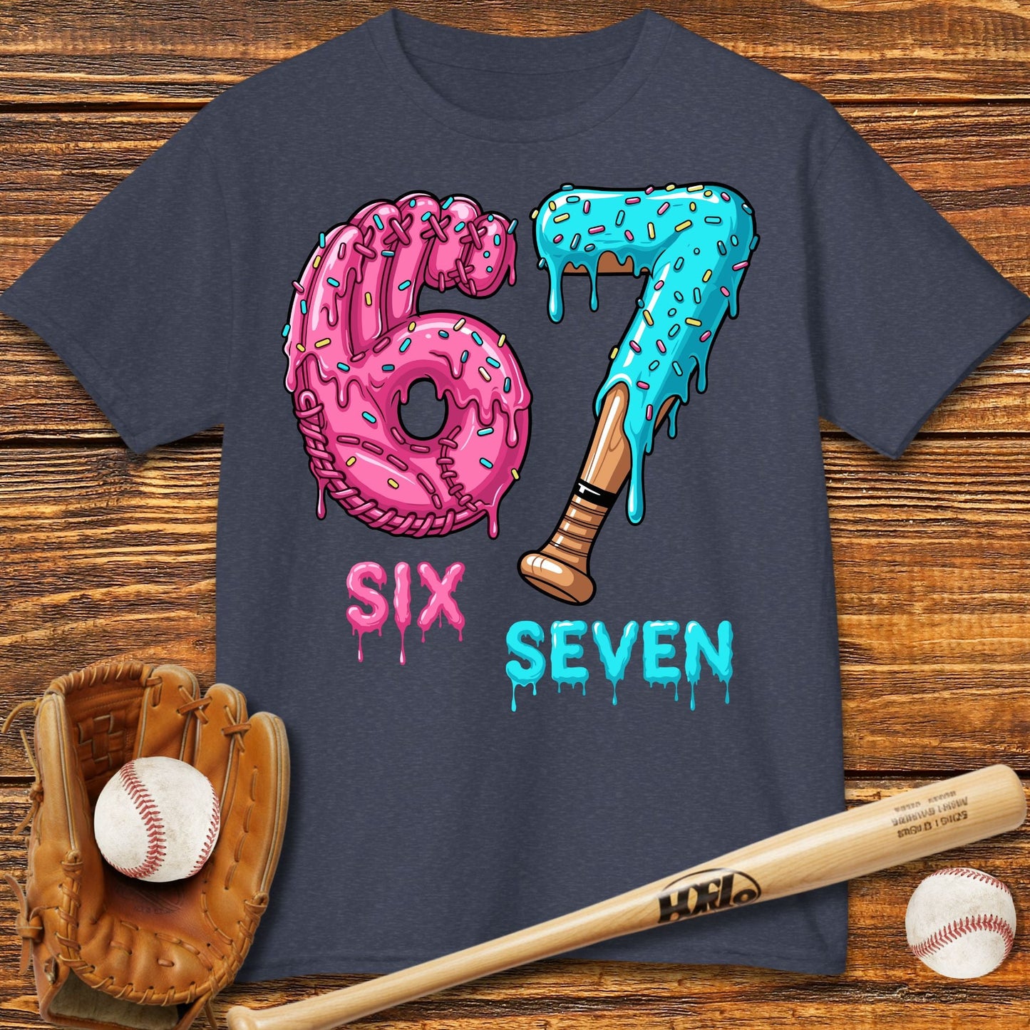 Baseball Drip 67 Kids T-Shirt - HomeRun PrintsKids clothes
