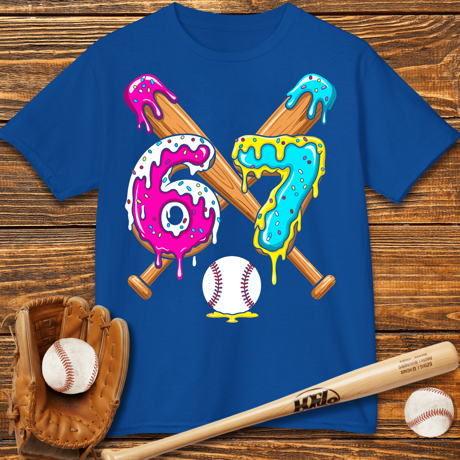 Baseball Drip 67 Kids T-Shirt - HomeRun PrintsKids clothes