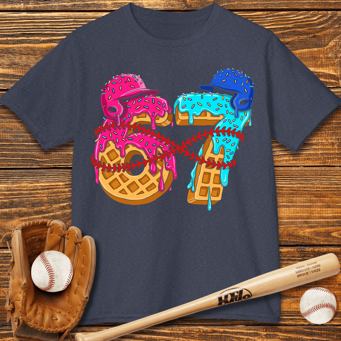 Baseball Drip 67 Kids T-Shirt - HomeRun PrintsKids clothes