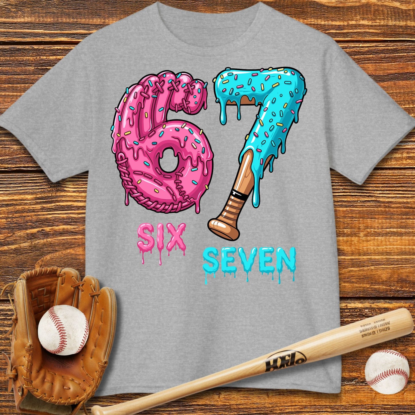 Baseball Drip 67 Kids T-Shirt - HomeRun PrintsKids clothes