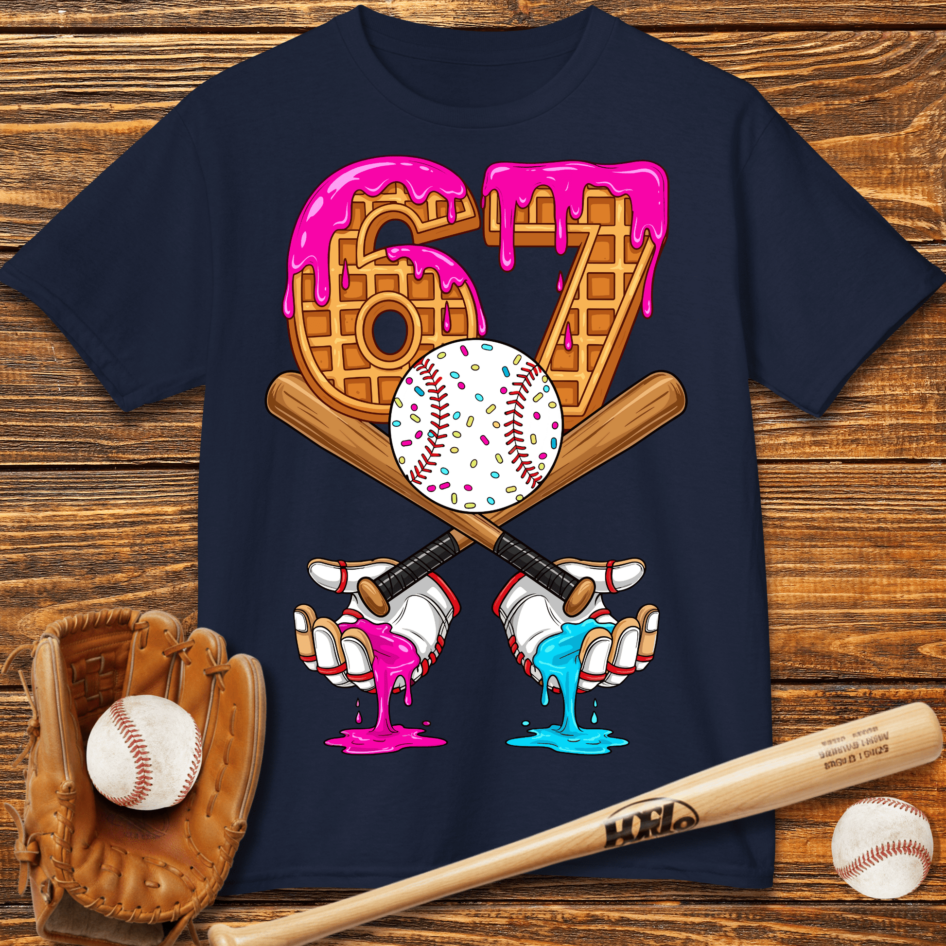 Baseball Drip 67 Kids T-Shirt - HomeRun PrintsKids clothes