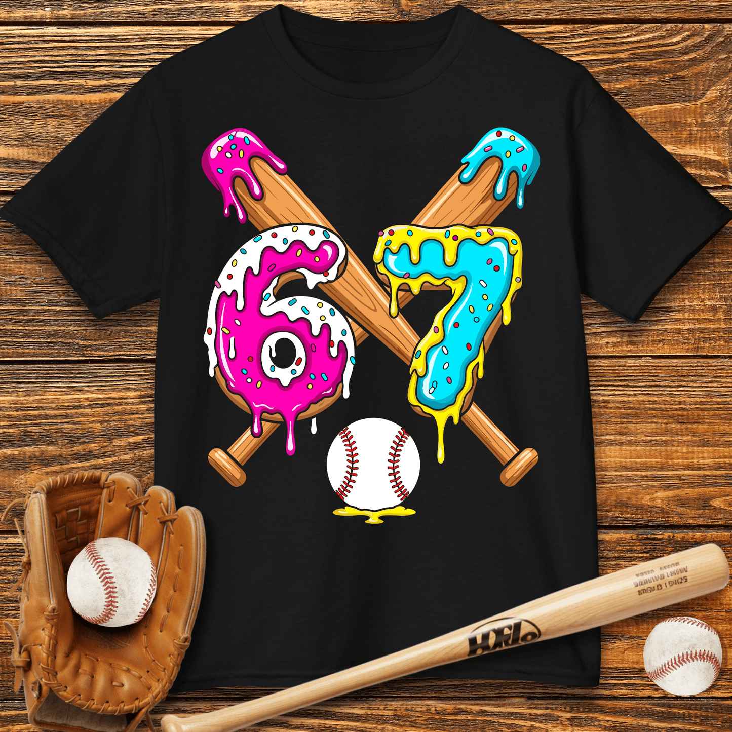 Baseball Drip 67 Kids T-Shirt - HomeRun PrintsKids clothes