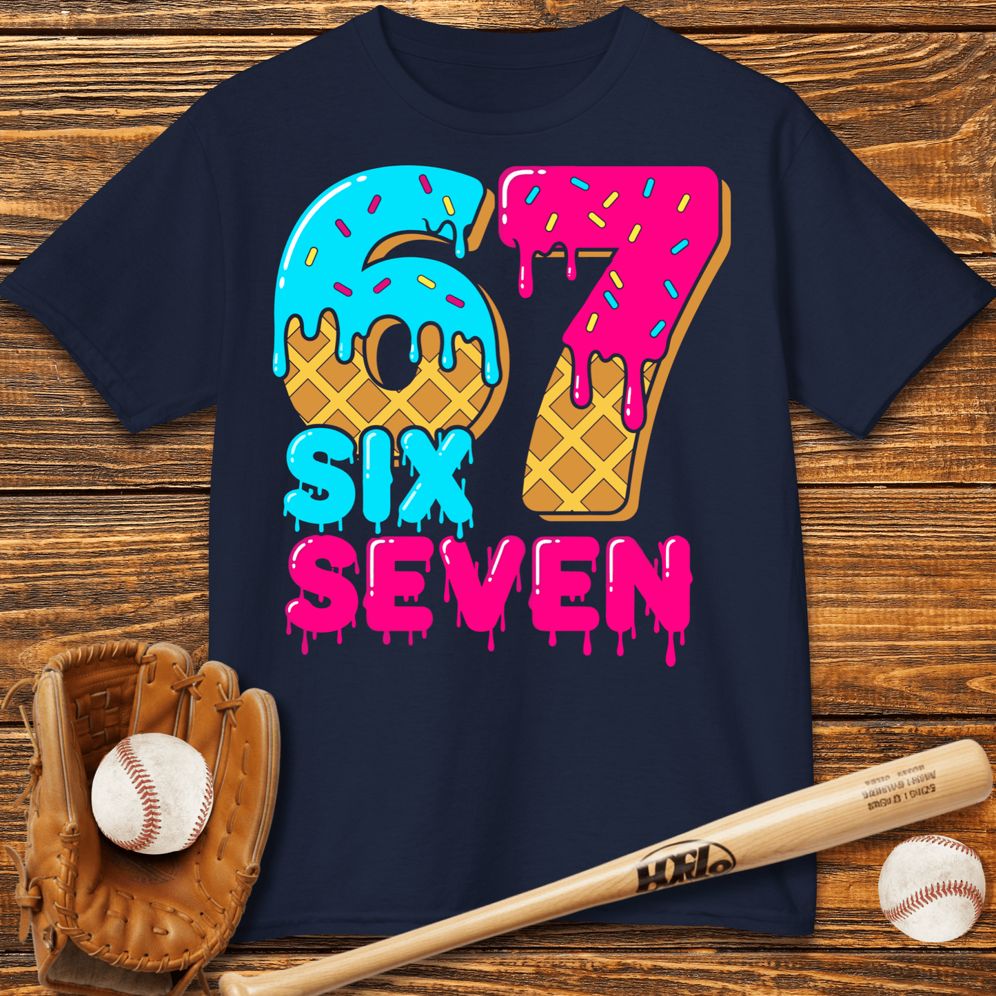 Baseball Drip 67 Kids T-Shirt - HomeRun PrintsKids clothes