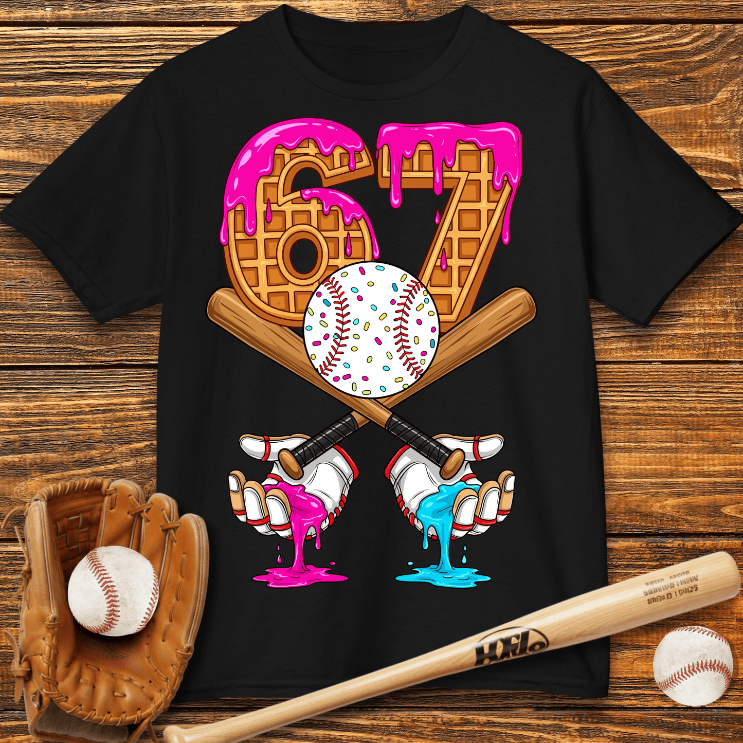 Baseball Drip 67 Kids T-Shirt - HomeRun PrintsKids clothes