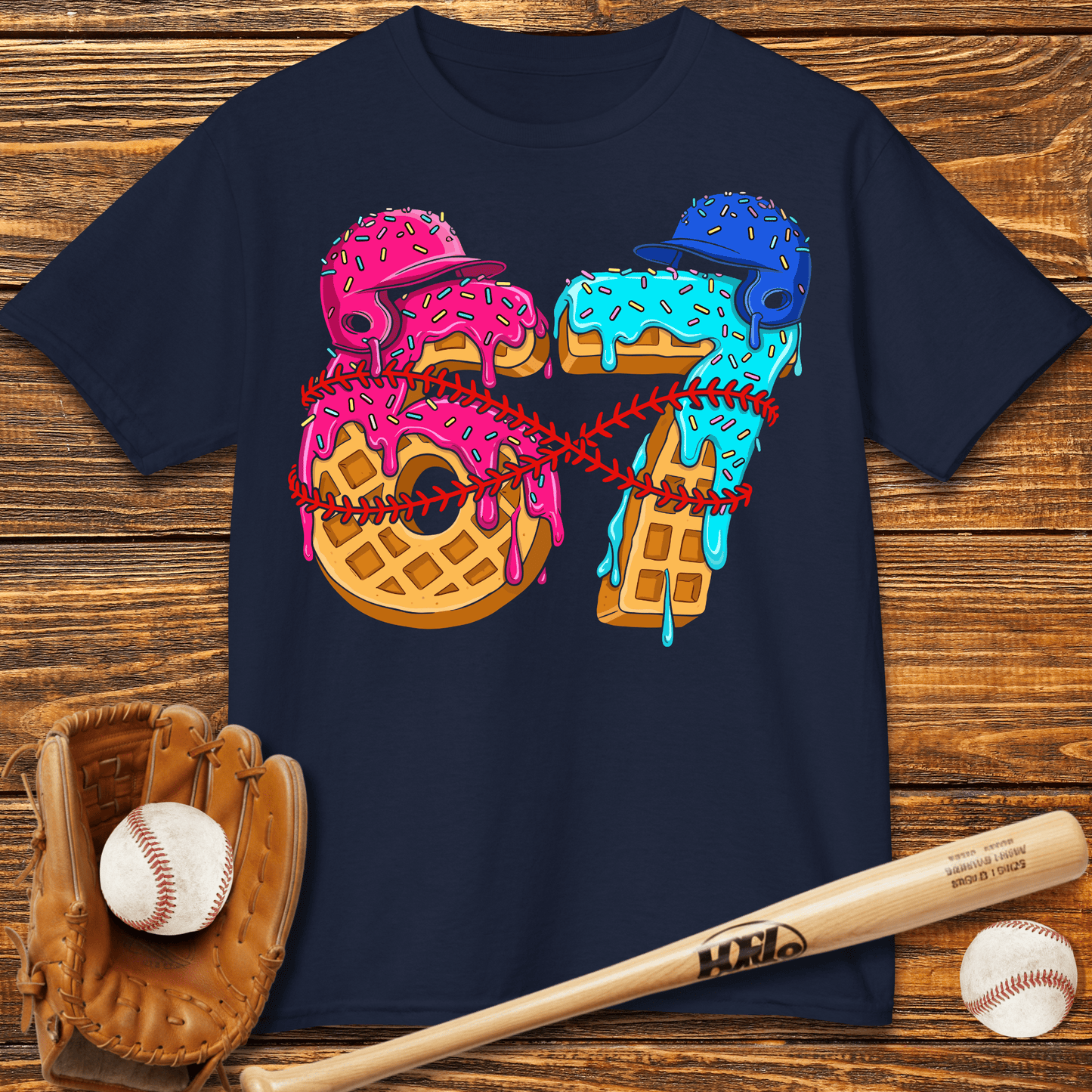 Baseball Drip 67 Kids T-Shirt - HomeRun PrintsKids clothes
