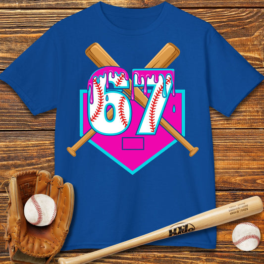 Baseball Drip 67 Kids T-Shirt - HomeRun PrintsKids clothes