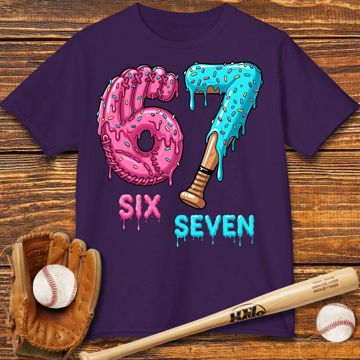 Baseball Drip 67 Kids T-Shirt - HomeRun PrintsKids clothes