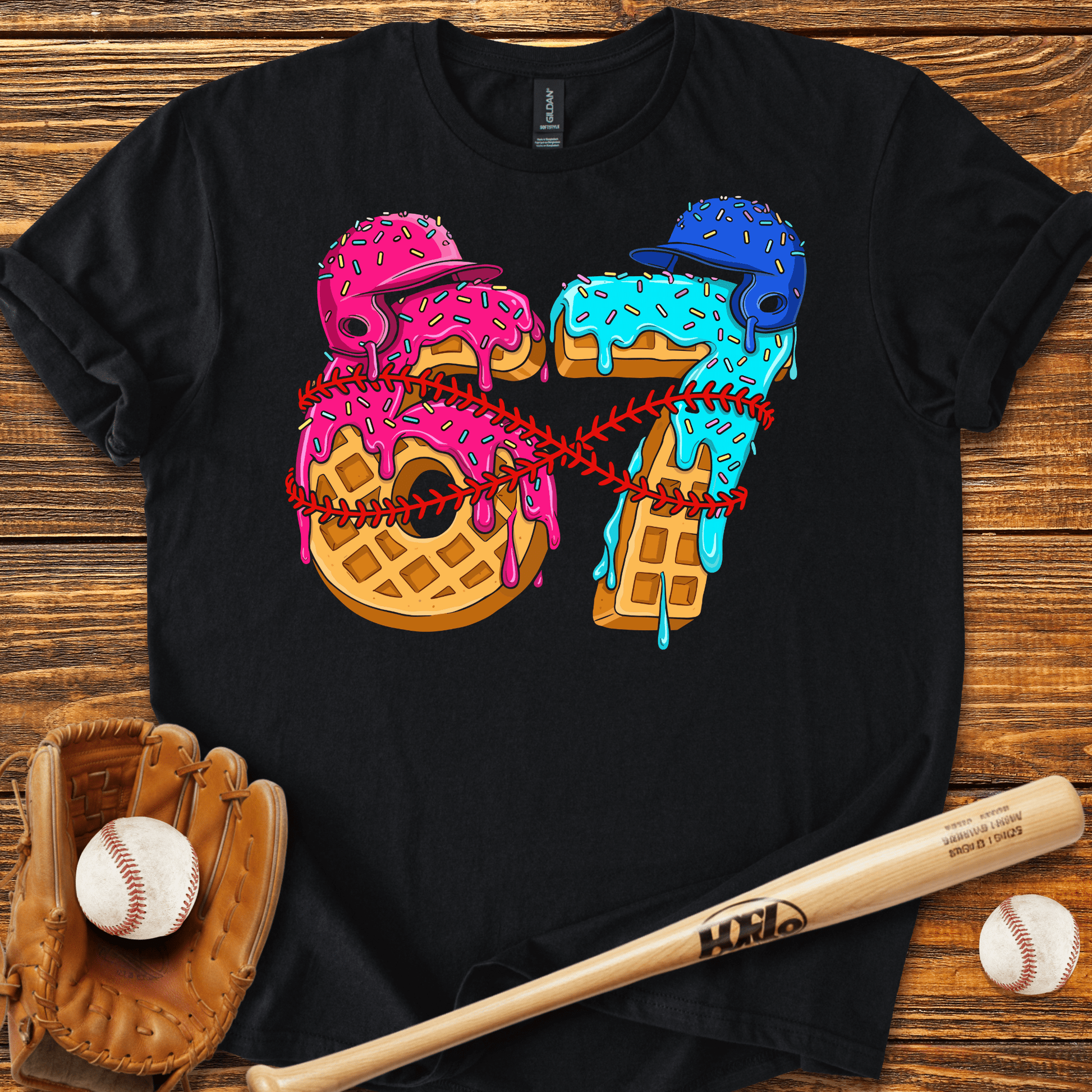 Baseball Drip 67 T-Shirt - HomeRun PrintsT-Shirt