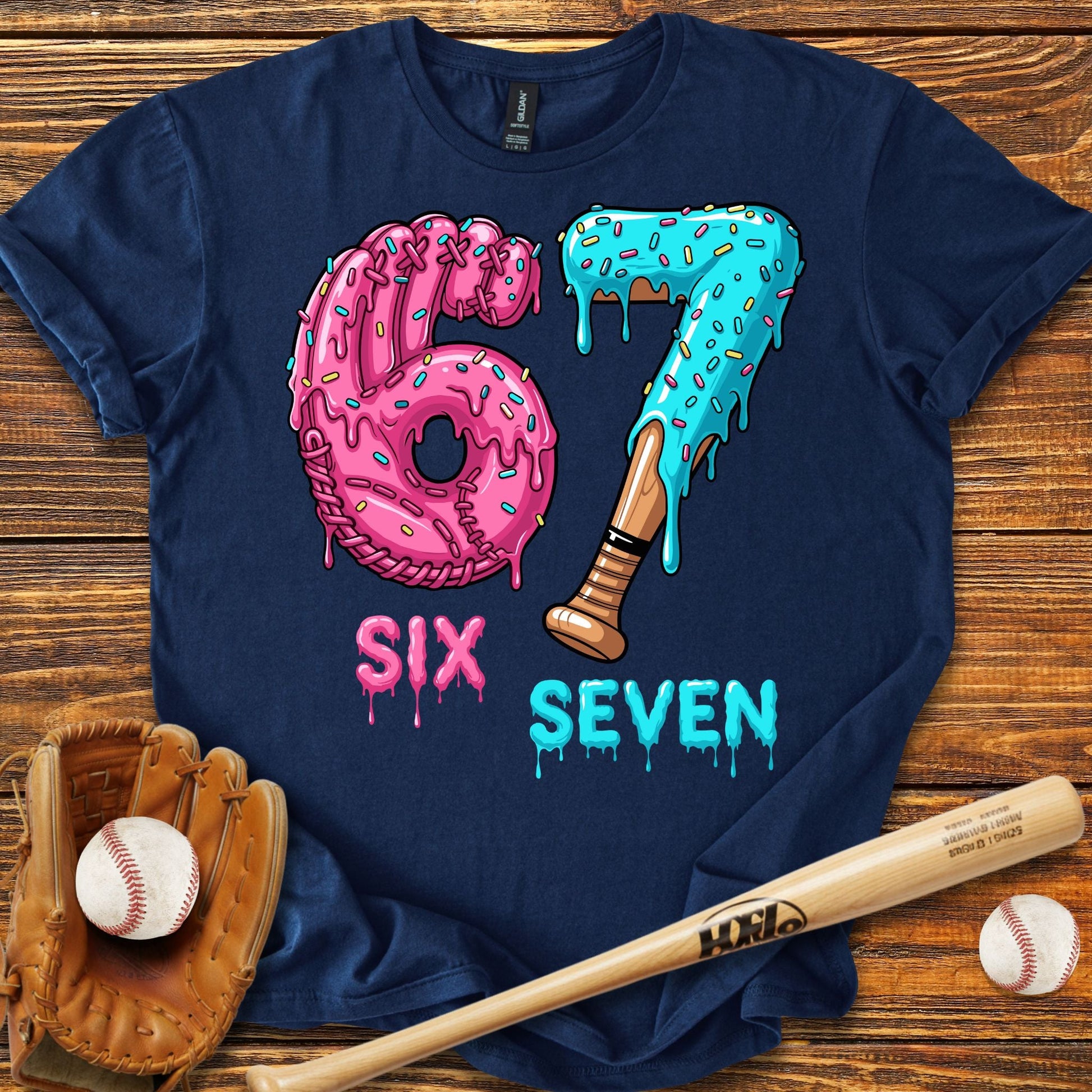 Baseball Drip 67 T-Shirt - HomeRun PrintsT-Shirt