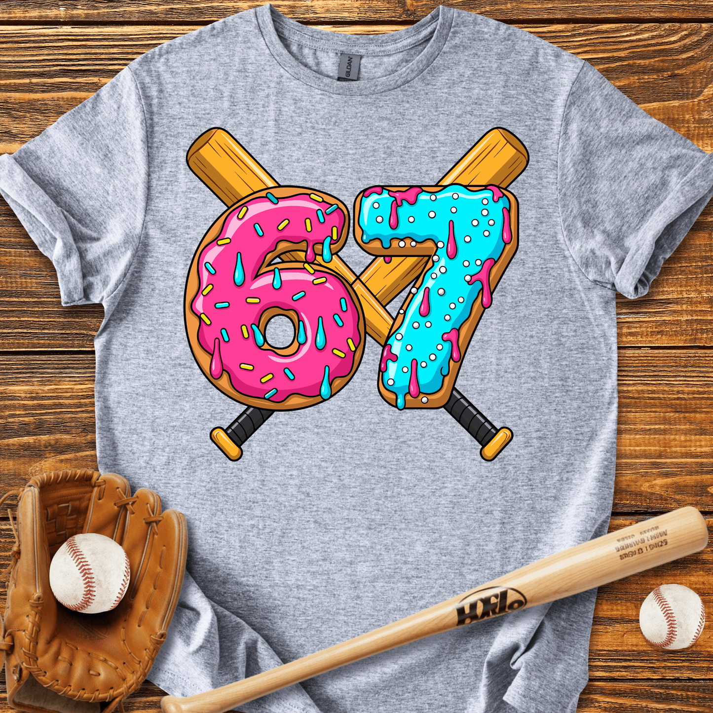 Baseball Drip 67 T-Shirt - HomeRun PrintsT-Shirt