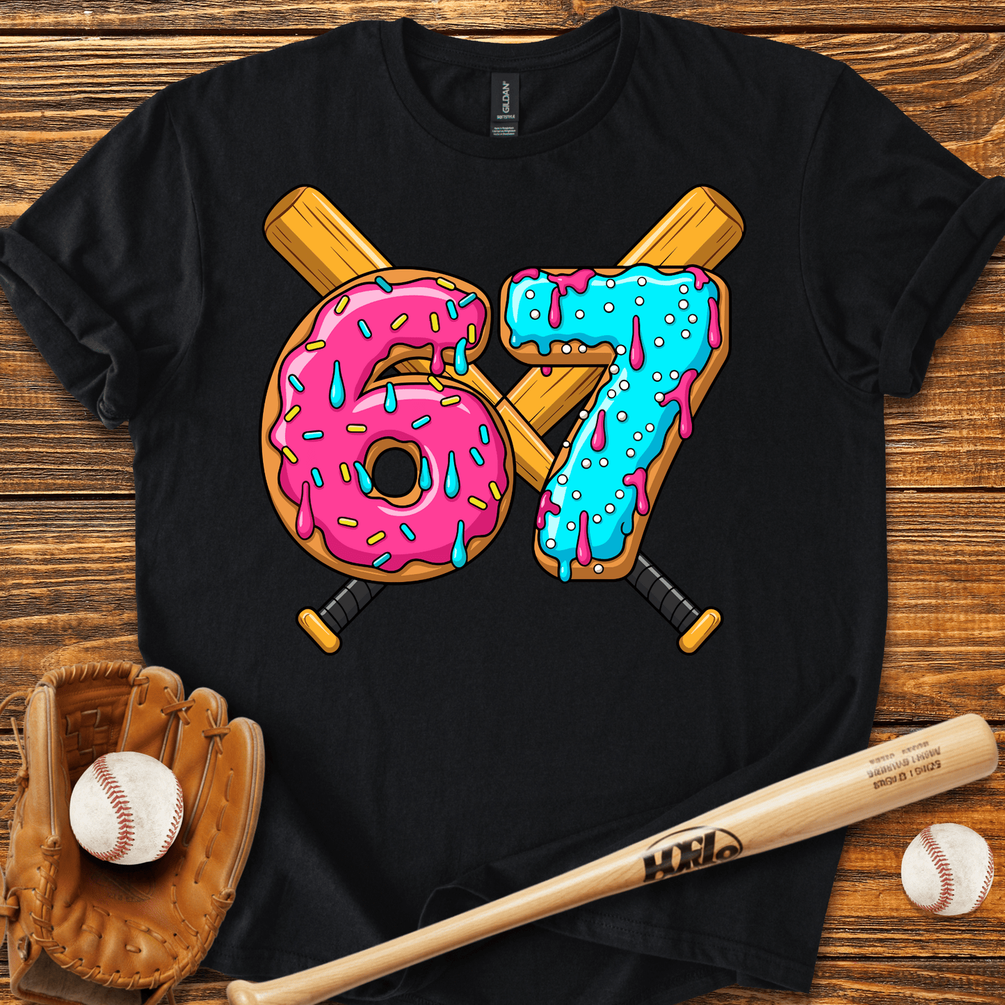 Baseball Drip 67 T-Shirt - HomeRun PrintsT-Shirt