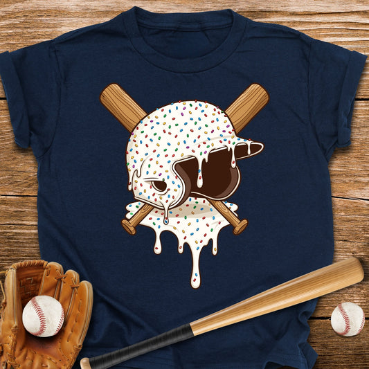 Baseball Drip Helmet Youth Tee - HomeRun PrintsKids clothes