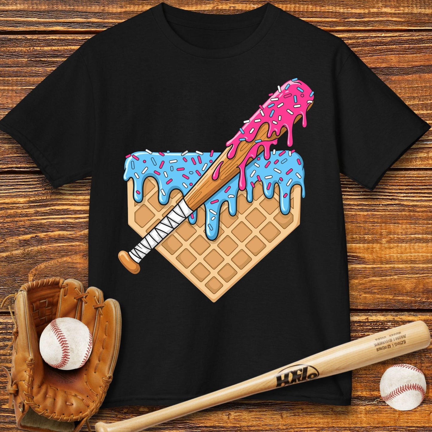 Baseball Drip Home Plate Kids T-shirt - HomeRun PrintsKids clothes