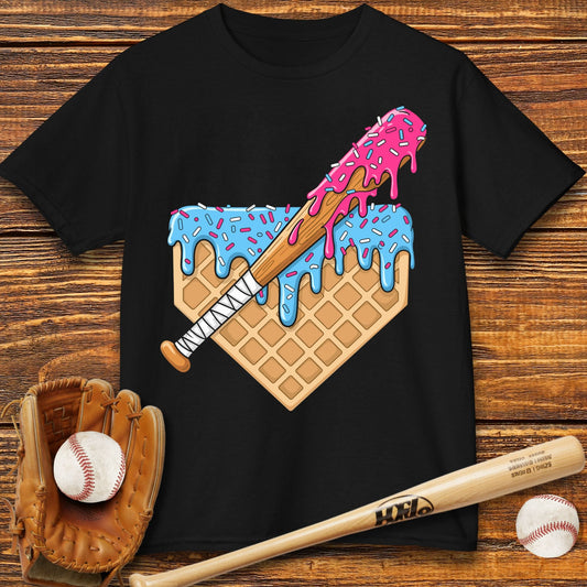 Baseball Drip Home Plate Kids T-shirt - HomeRun PrintsKids clothes