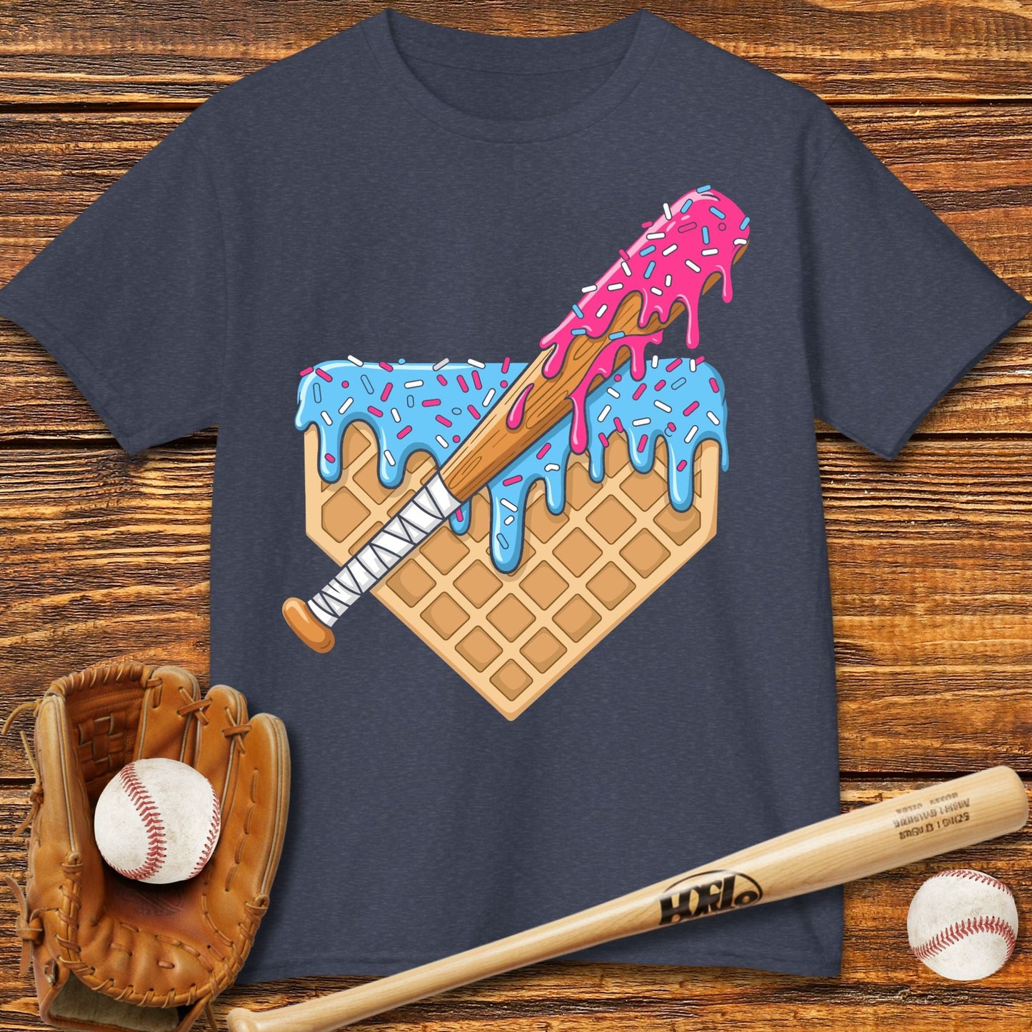 Baseball Drip Home Plate Kids T-shirt - HomeRun PrintsKids clothes