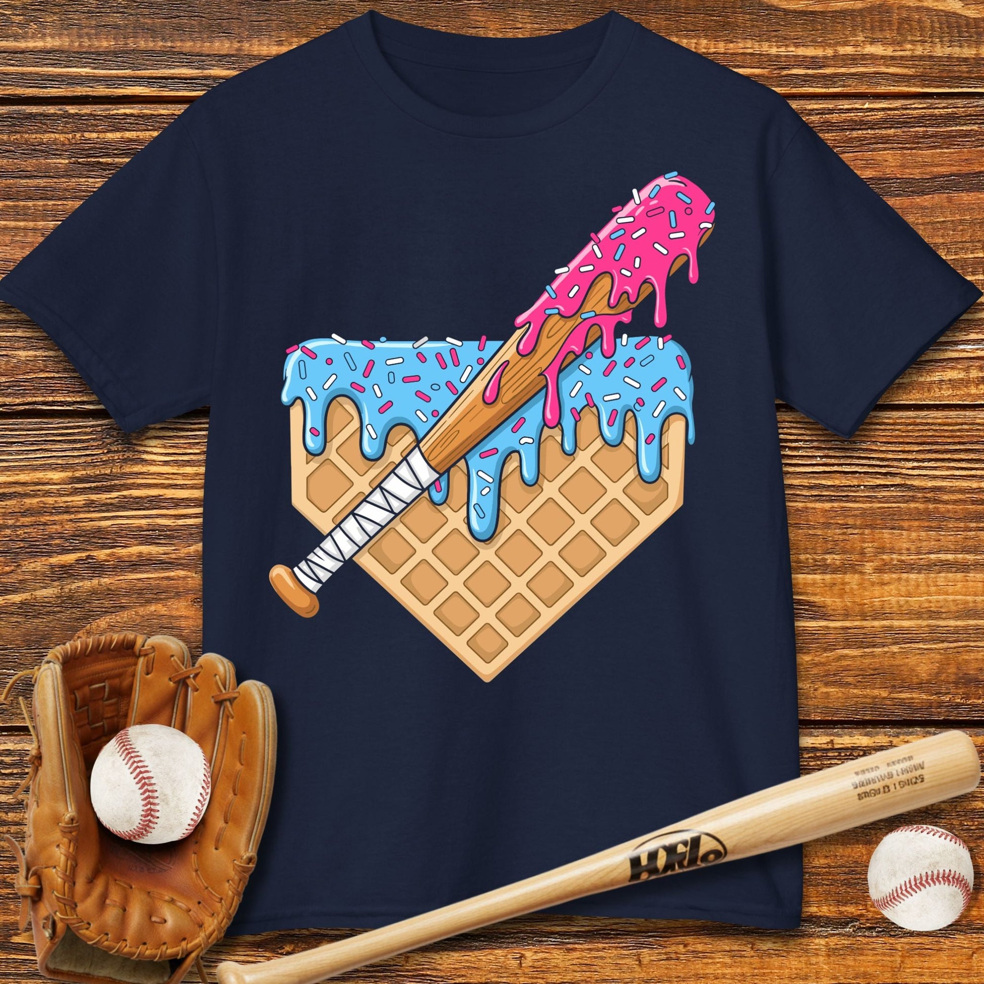 Baseball Drip Home Plate Kids T-shirt - HomeRun PrintsKids clothes