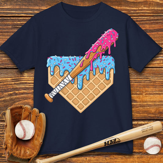 Baseball Drip Home Plate Kids T-shirt - HomeRun PrintsKids clothes