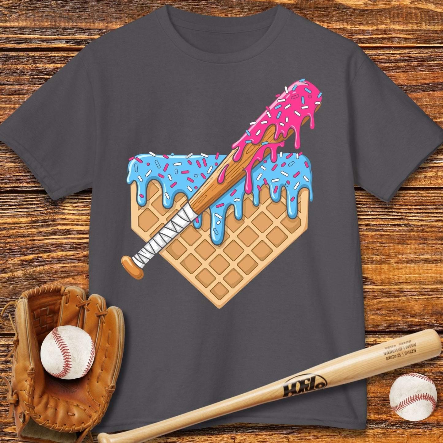 Baseball Drip Home Plate Kids T-shirt - HomeRun PrintsKids clothes